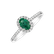 Diamond ring with Emerald Princess Desperation4