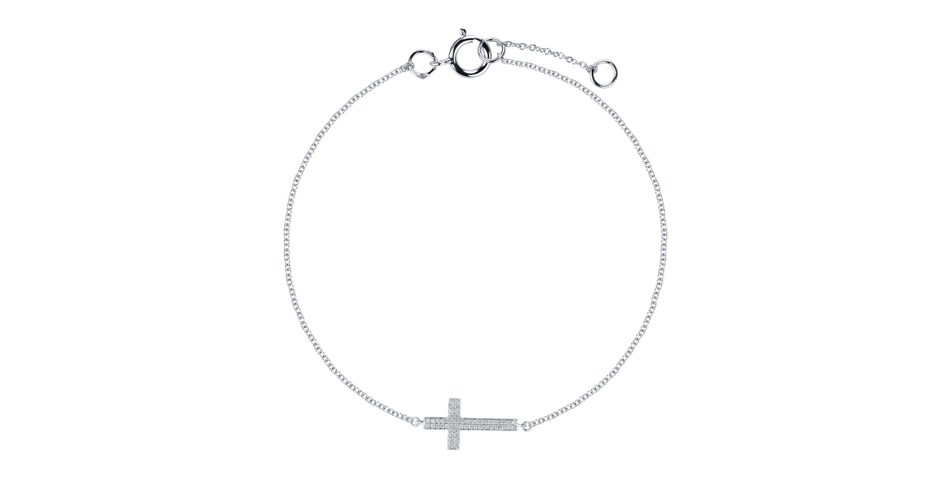 Diamond bracelet Cross