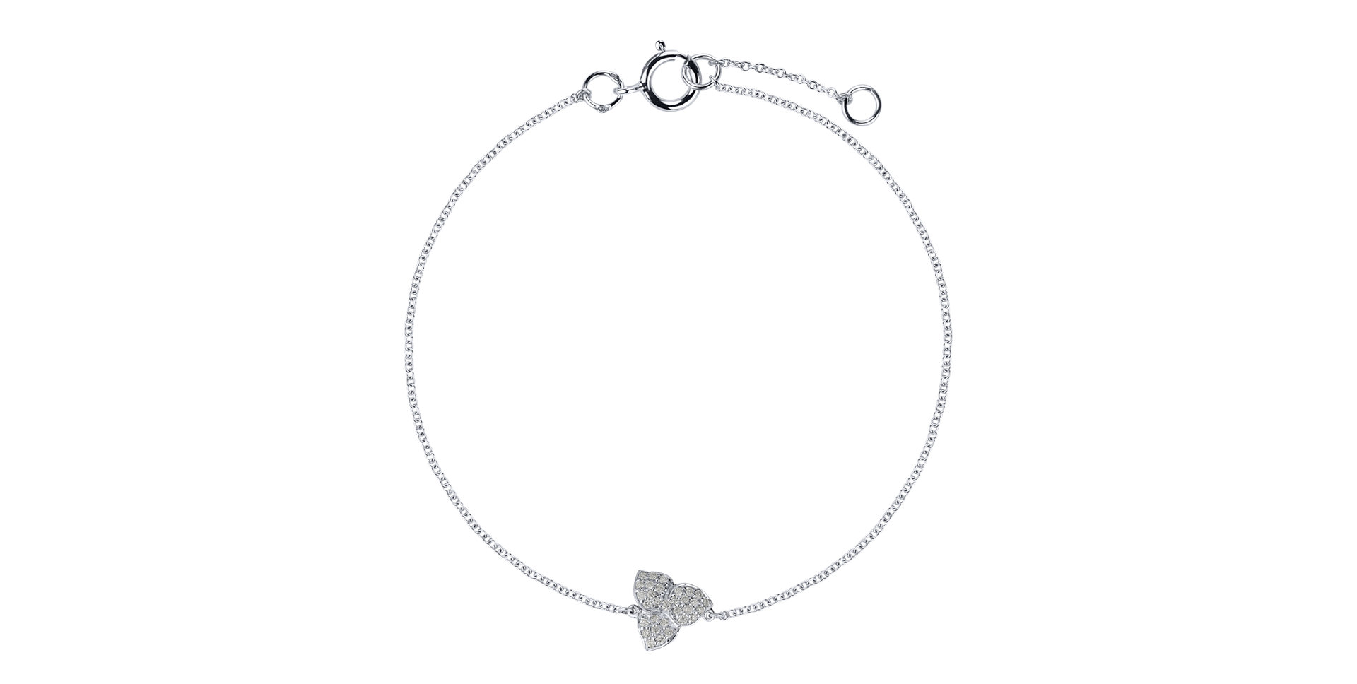 Diamond bracelet Shiny Petals