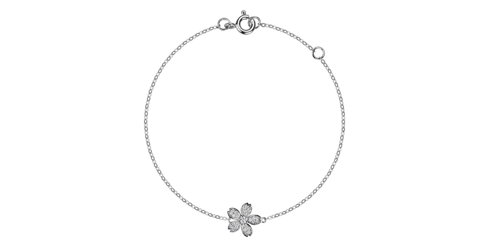 Diamond bracelet Flower