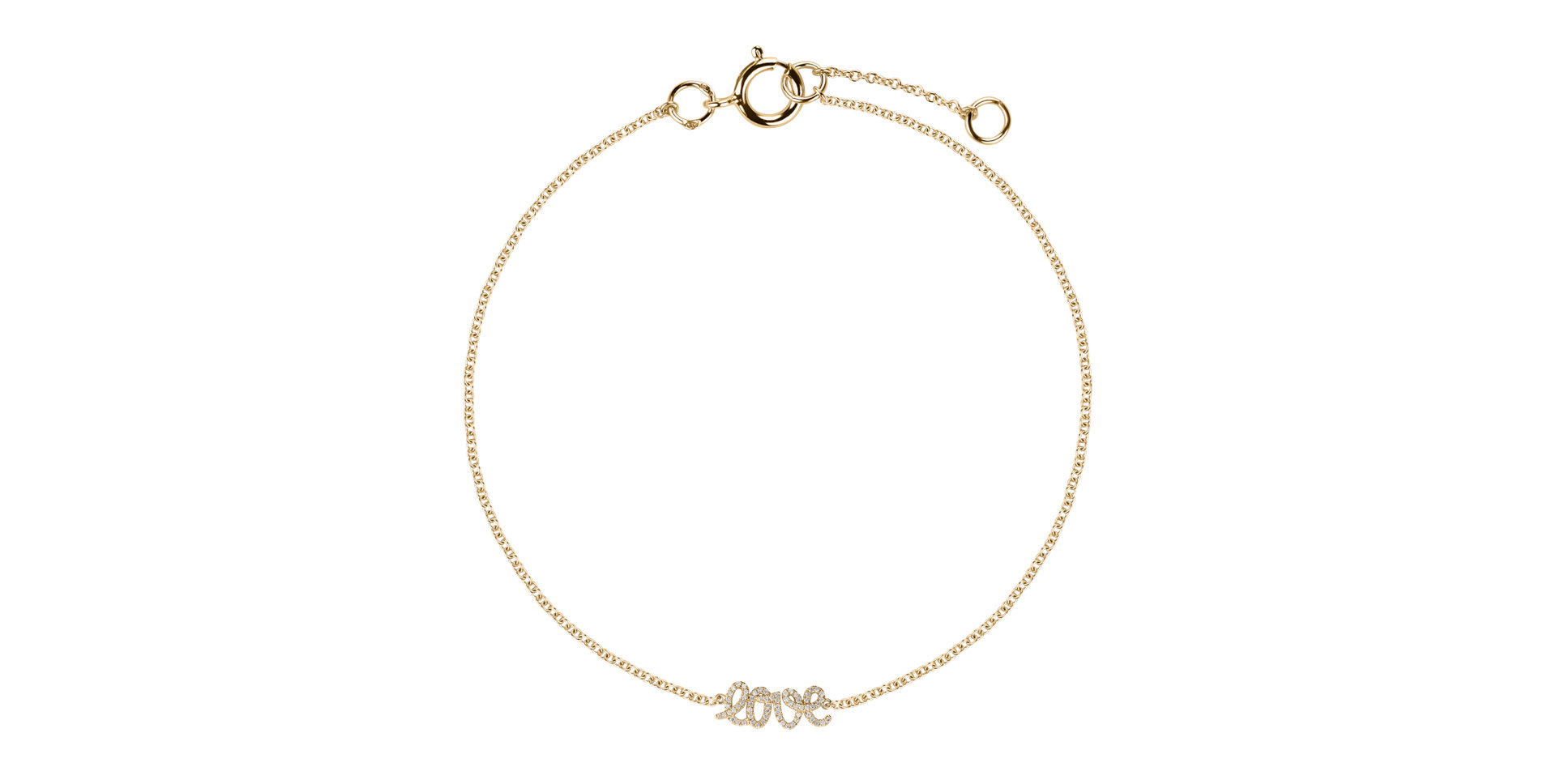 Diamond bracelet Glittering Love