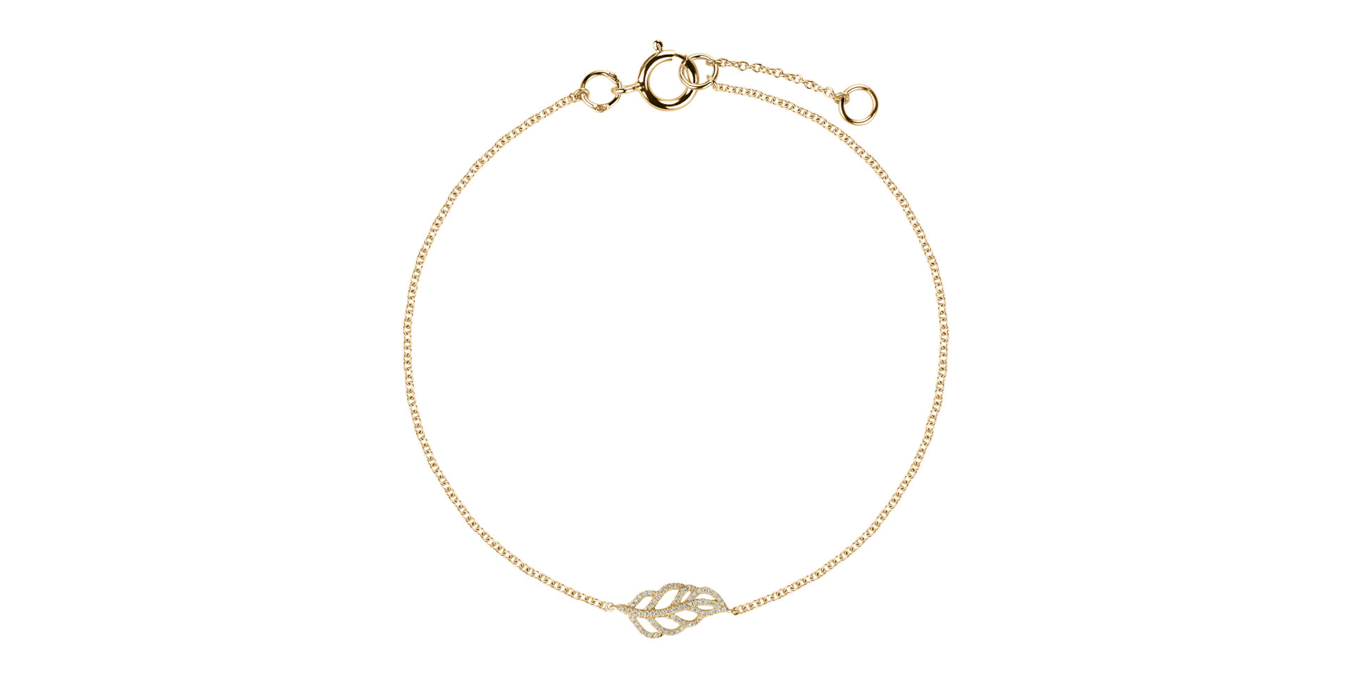 Diamond bracelet Diamond Leaf