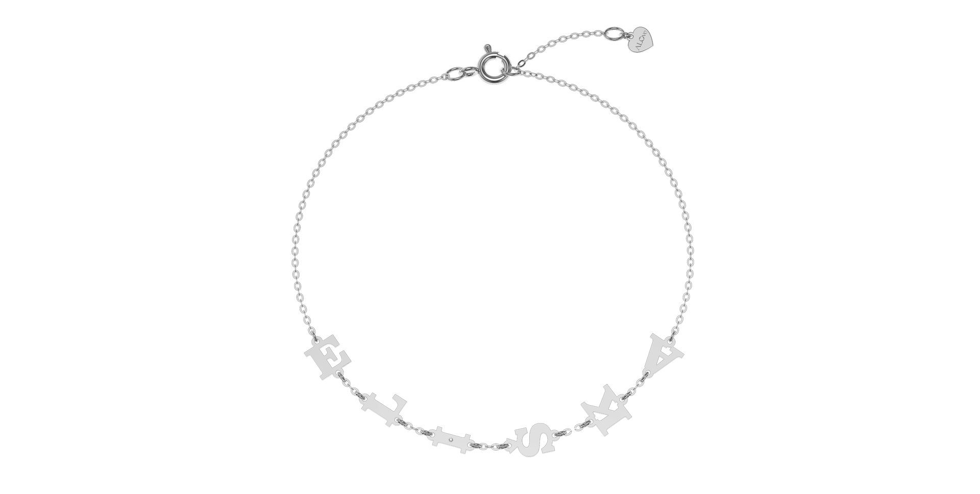 Diamond bracelet Big Letters