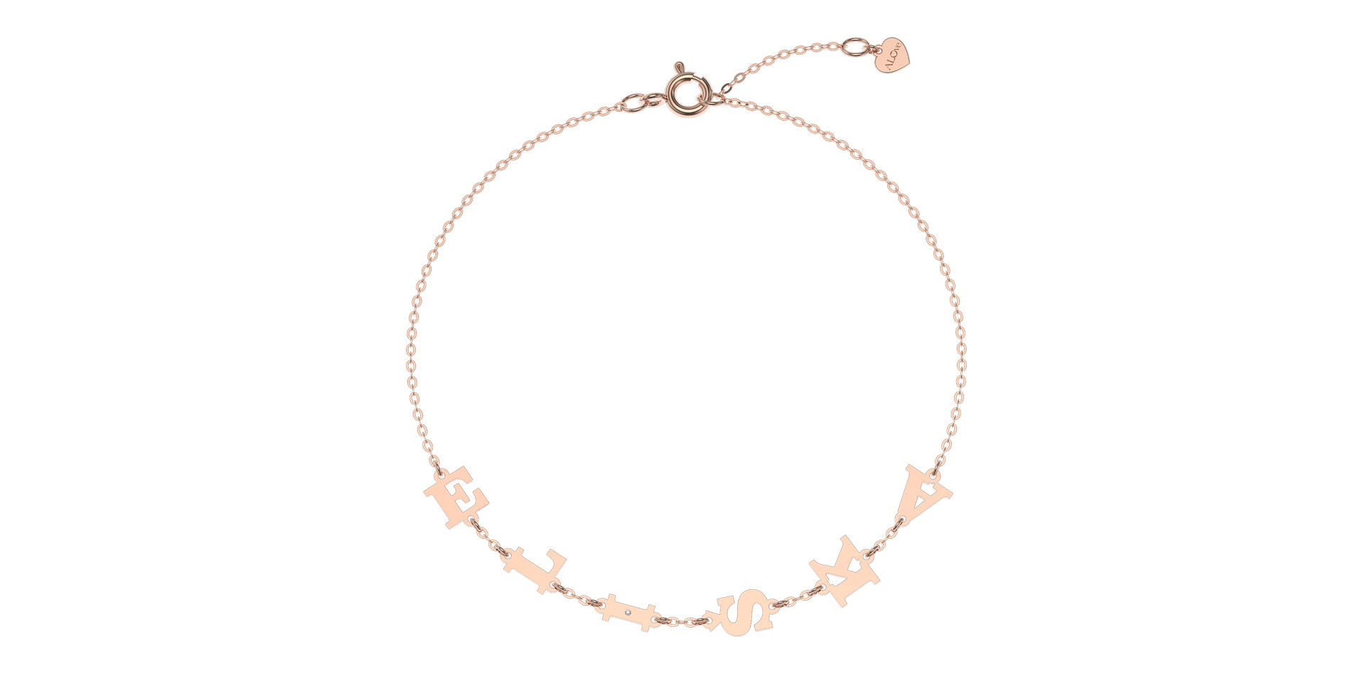 Diamond bracelet Big Letters