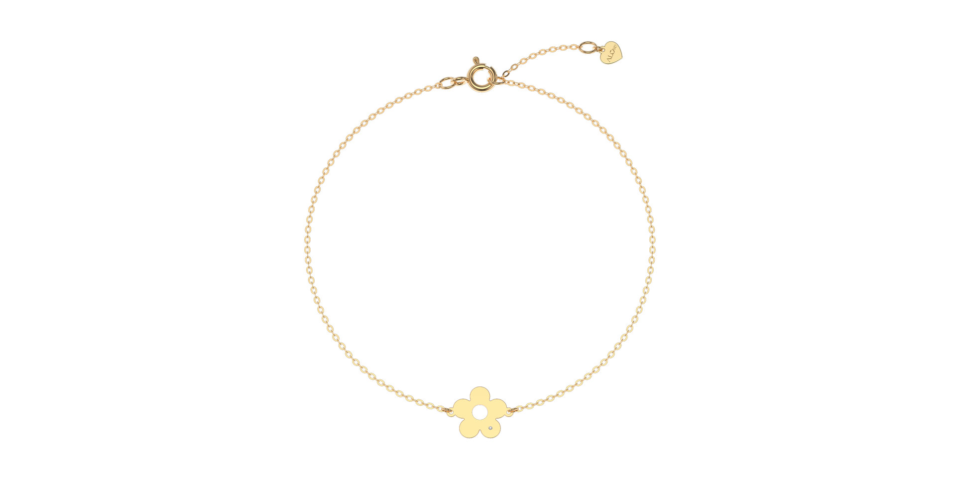 Diamond bracelet Flower