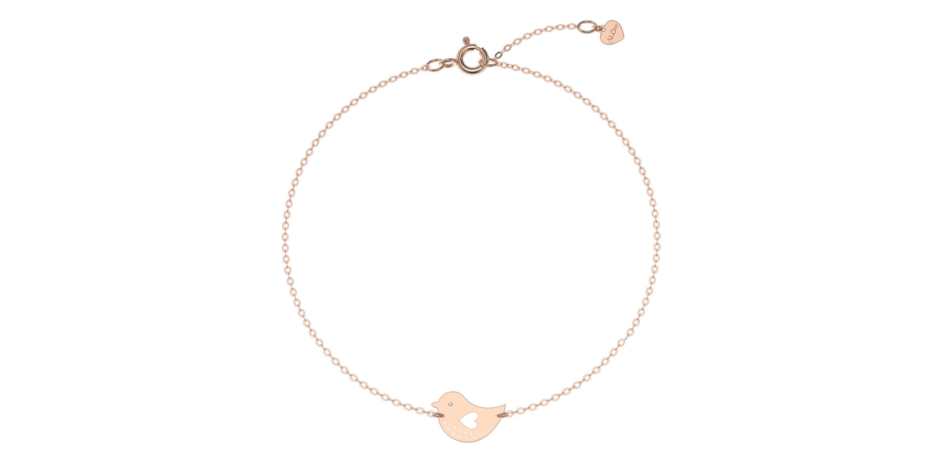 Diamond bracelet Bird