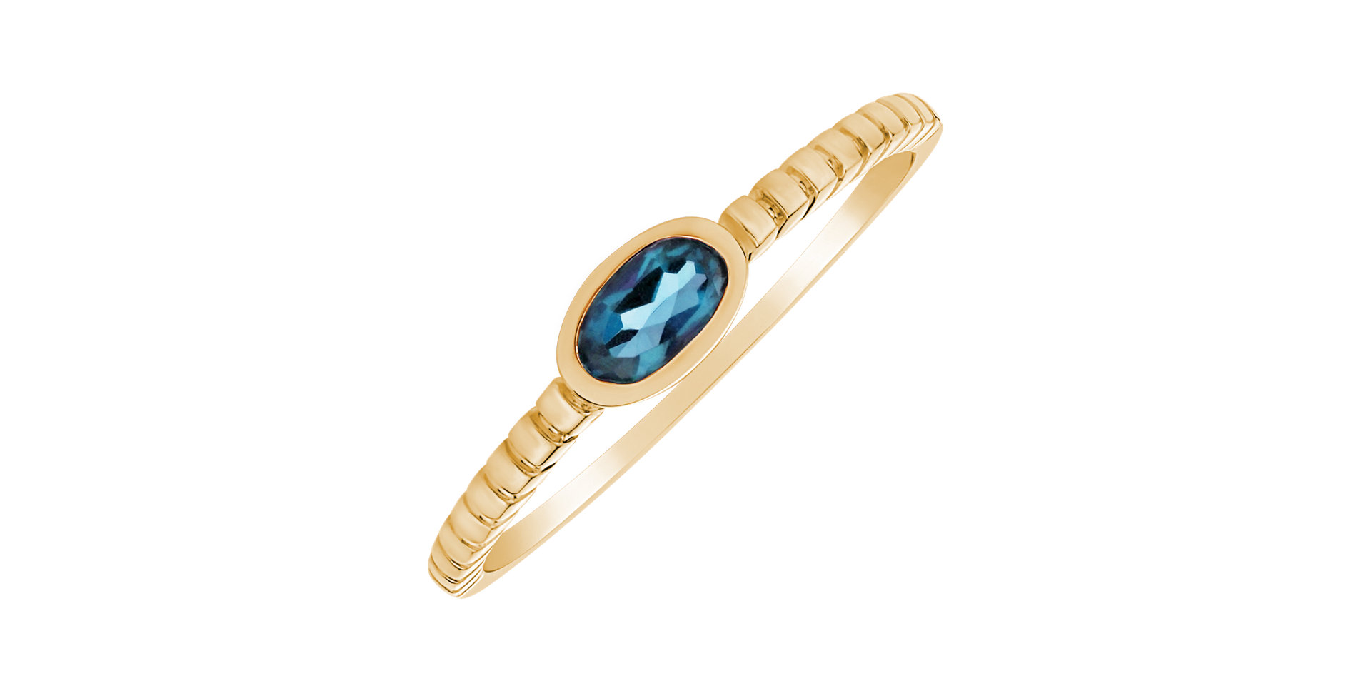 Ring with Topaz Bonbon
