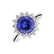 Diamond ring with Tanzanite Sun Impression3