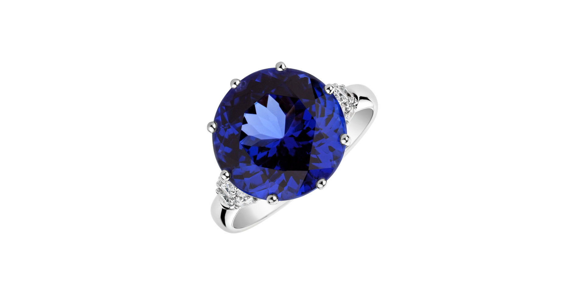 Diamond ring with Tanzanite Magic Gentility