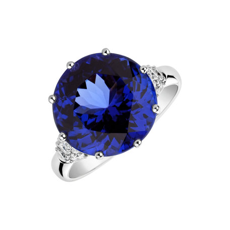 Diamond ring with Tanzanite Magic Gentility