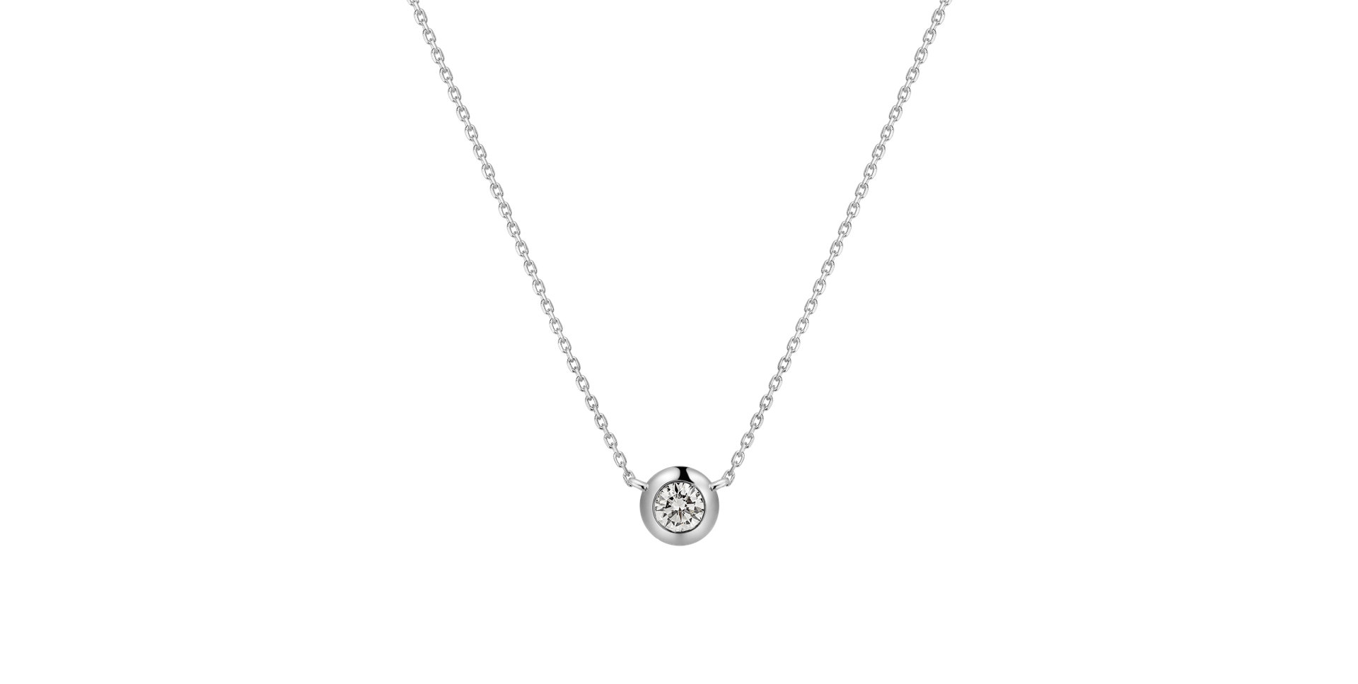 Diamond necklace Sparkling Drop