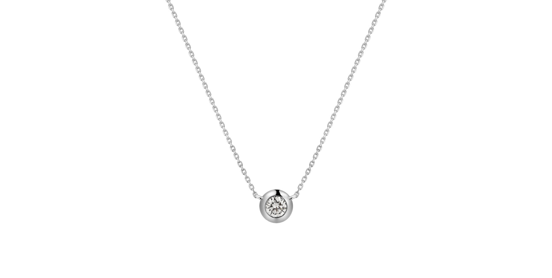 Diamond necklace Sparkling Drop