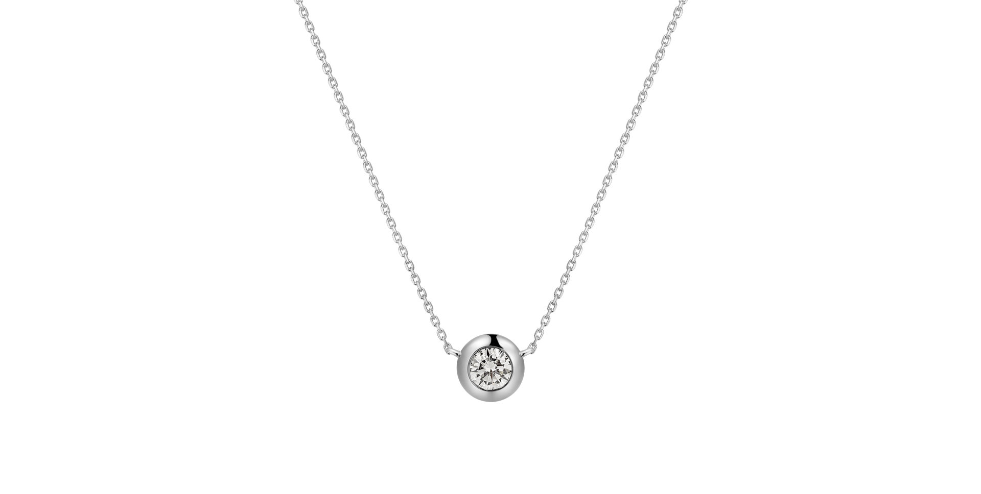 Diamond necklace Sparkling Drop