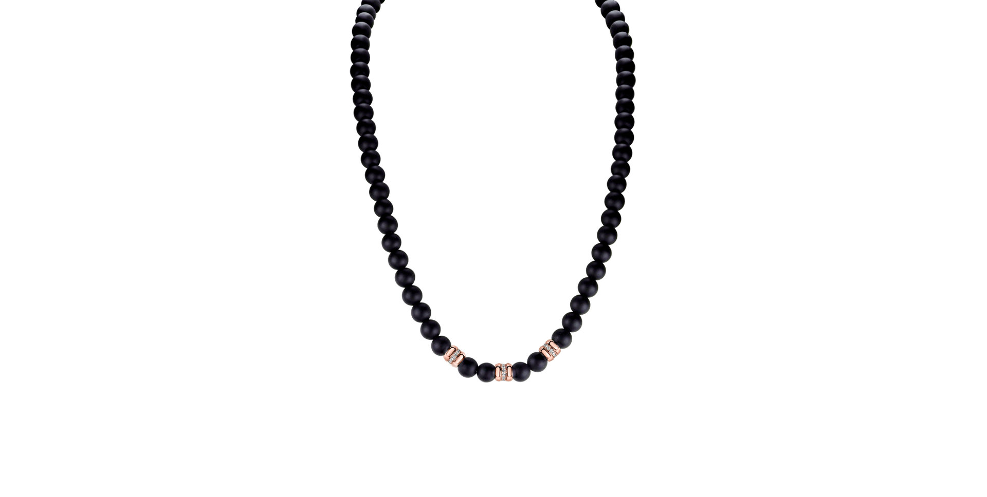 Diamond necklace with Agate Isolda