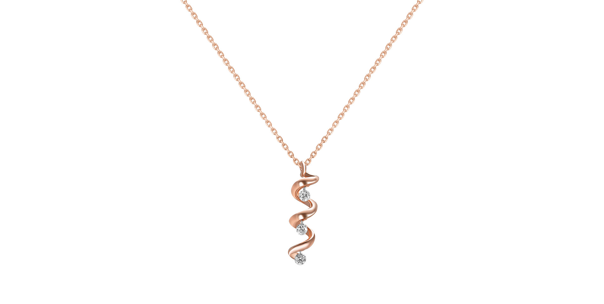 Diamond necklace Dazzling Helix