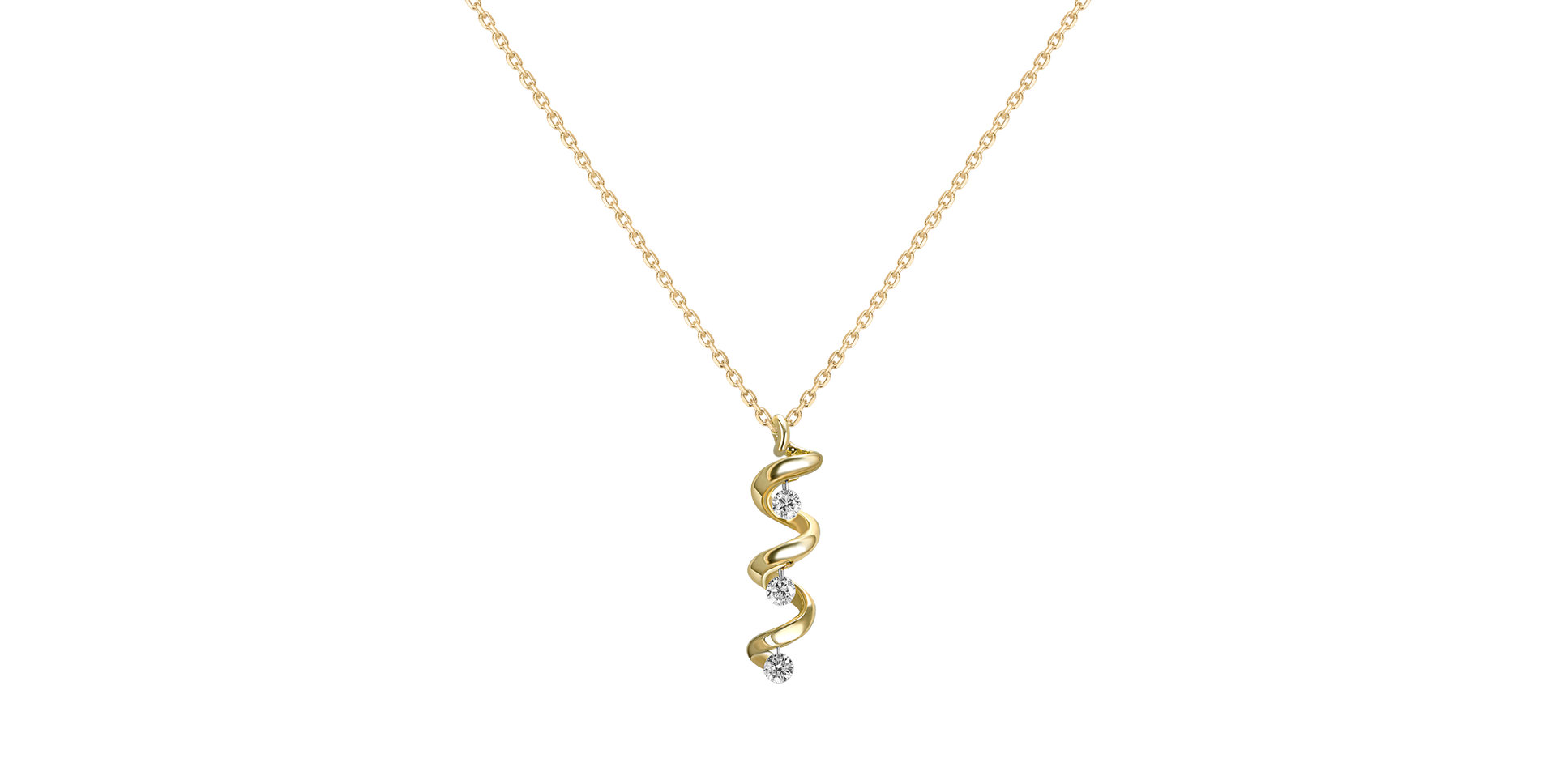 Diamond necklace Dazzling Helix
