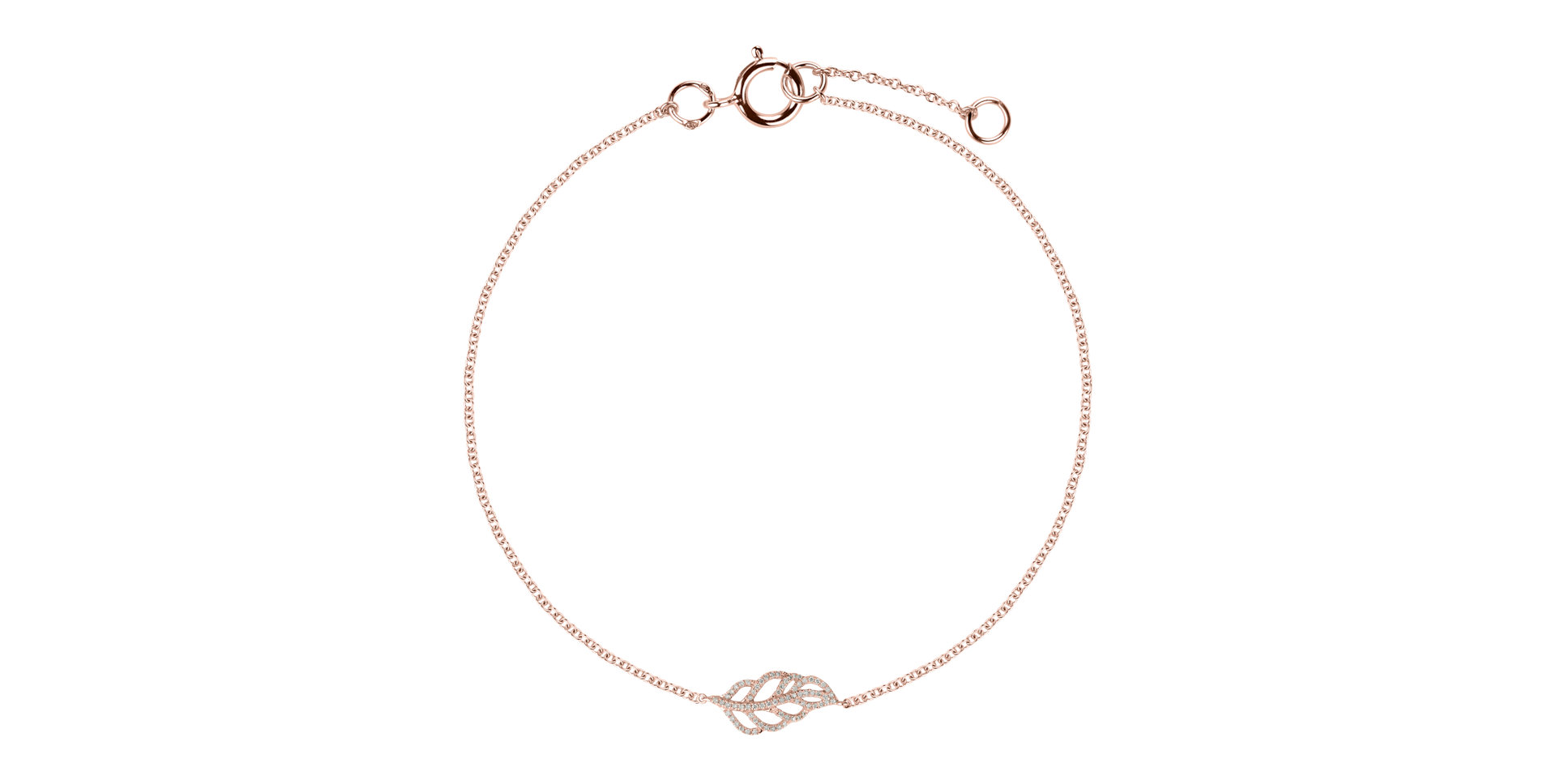 Diamond bracelet Diamond Leaf