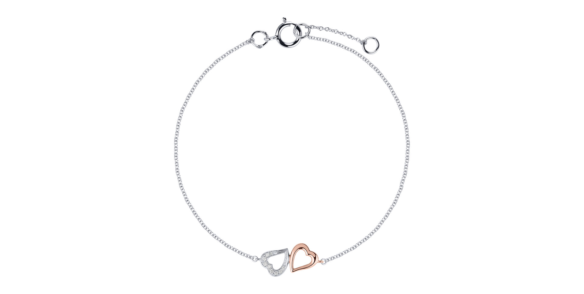 Diamond bracelet Lovely Heart