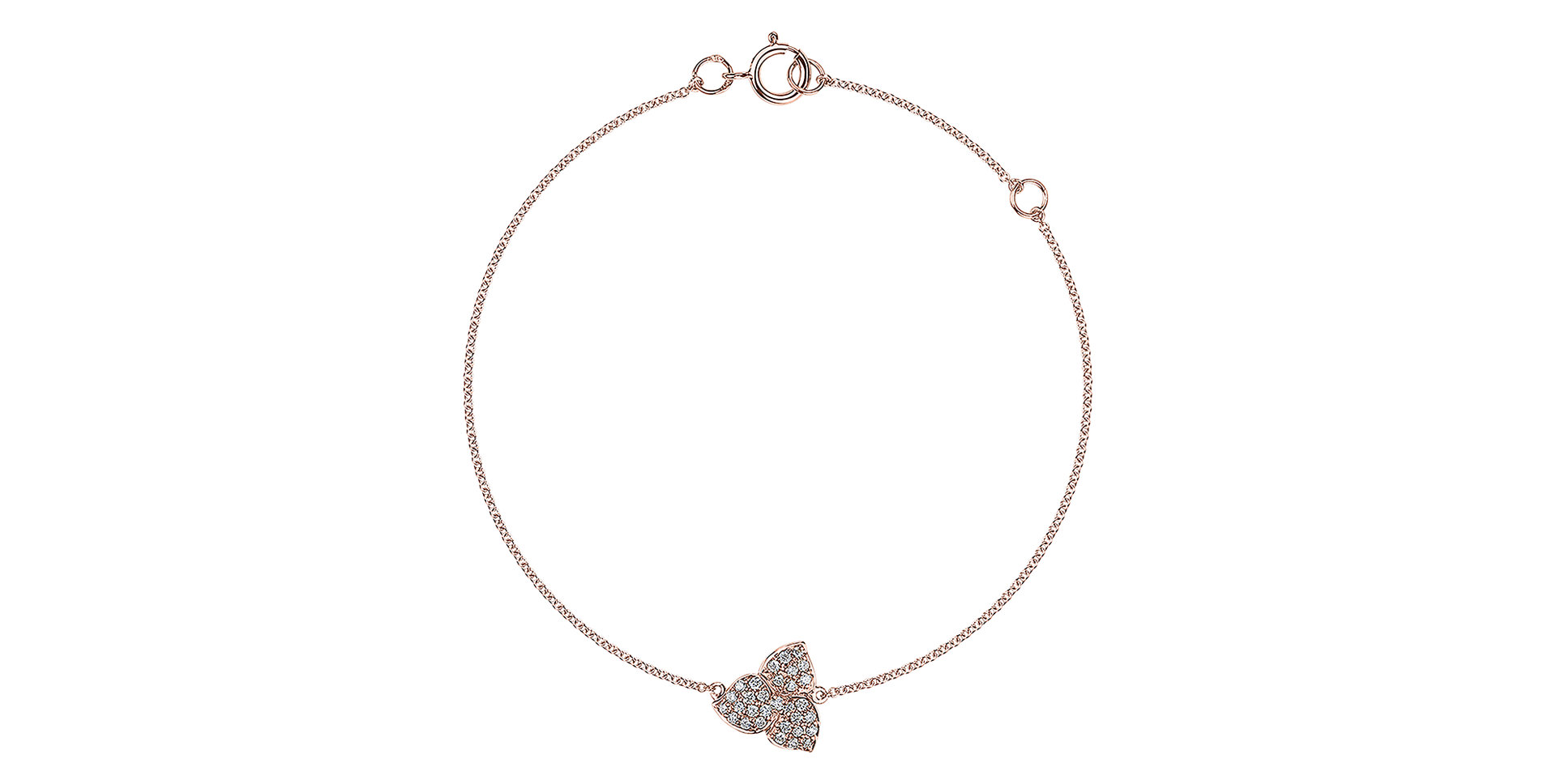 Diamond bracelet Shiny Petals