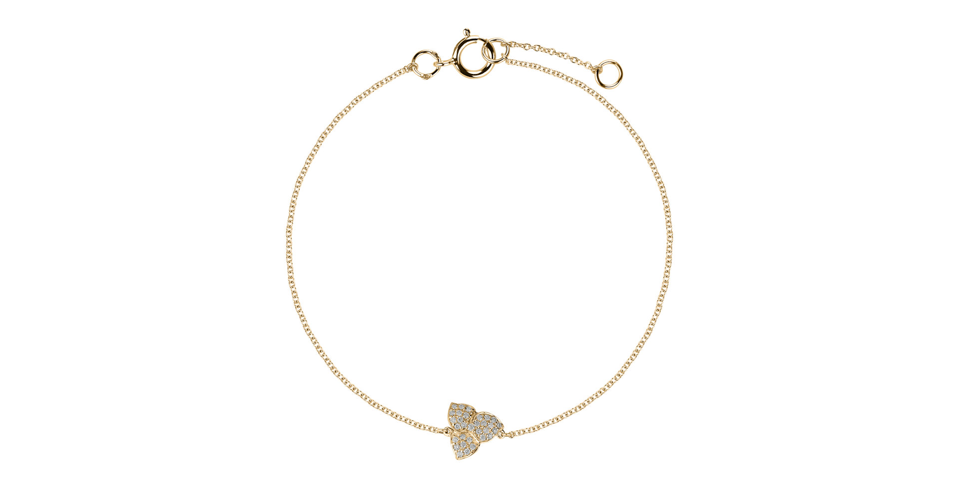 Diamond bracelet Shiny Petals