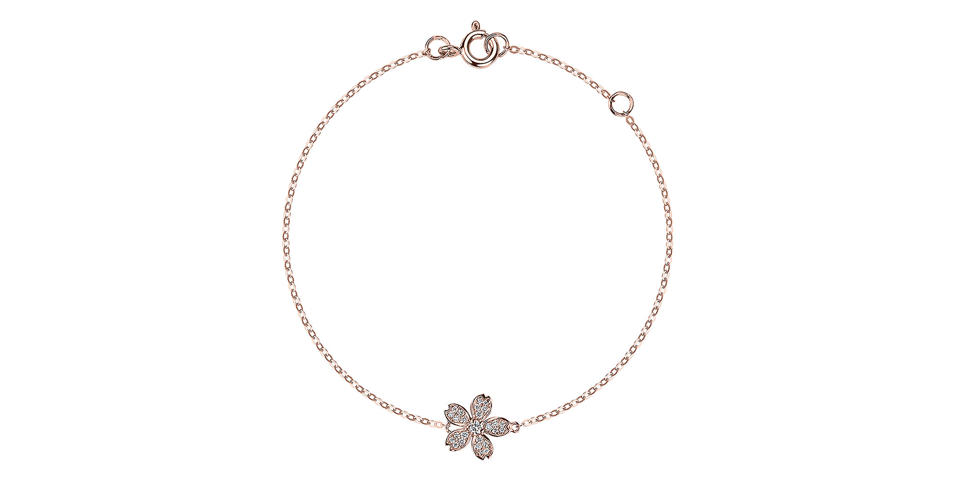 Diamond bracelet Flower