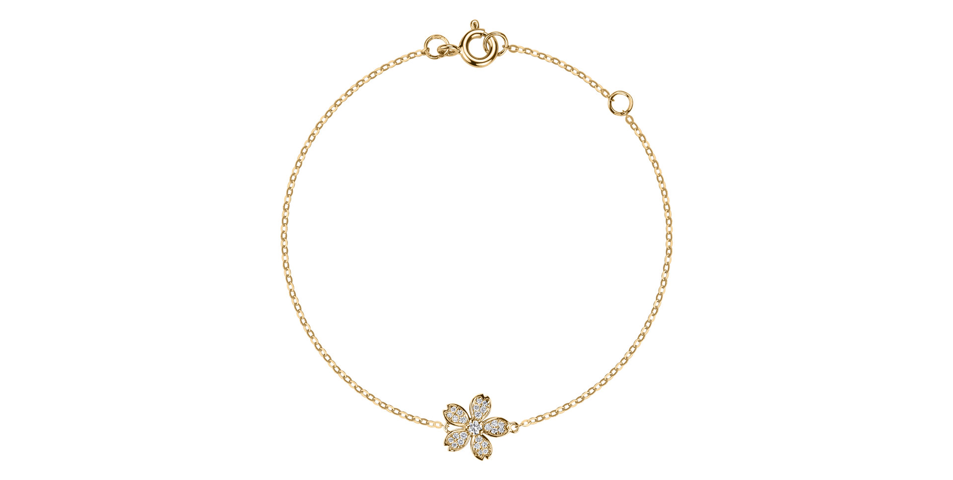 Diamond bracelet Flower