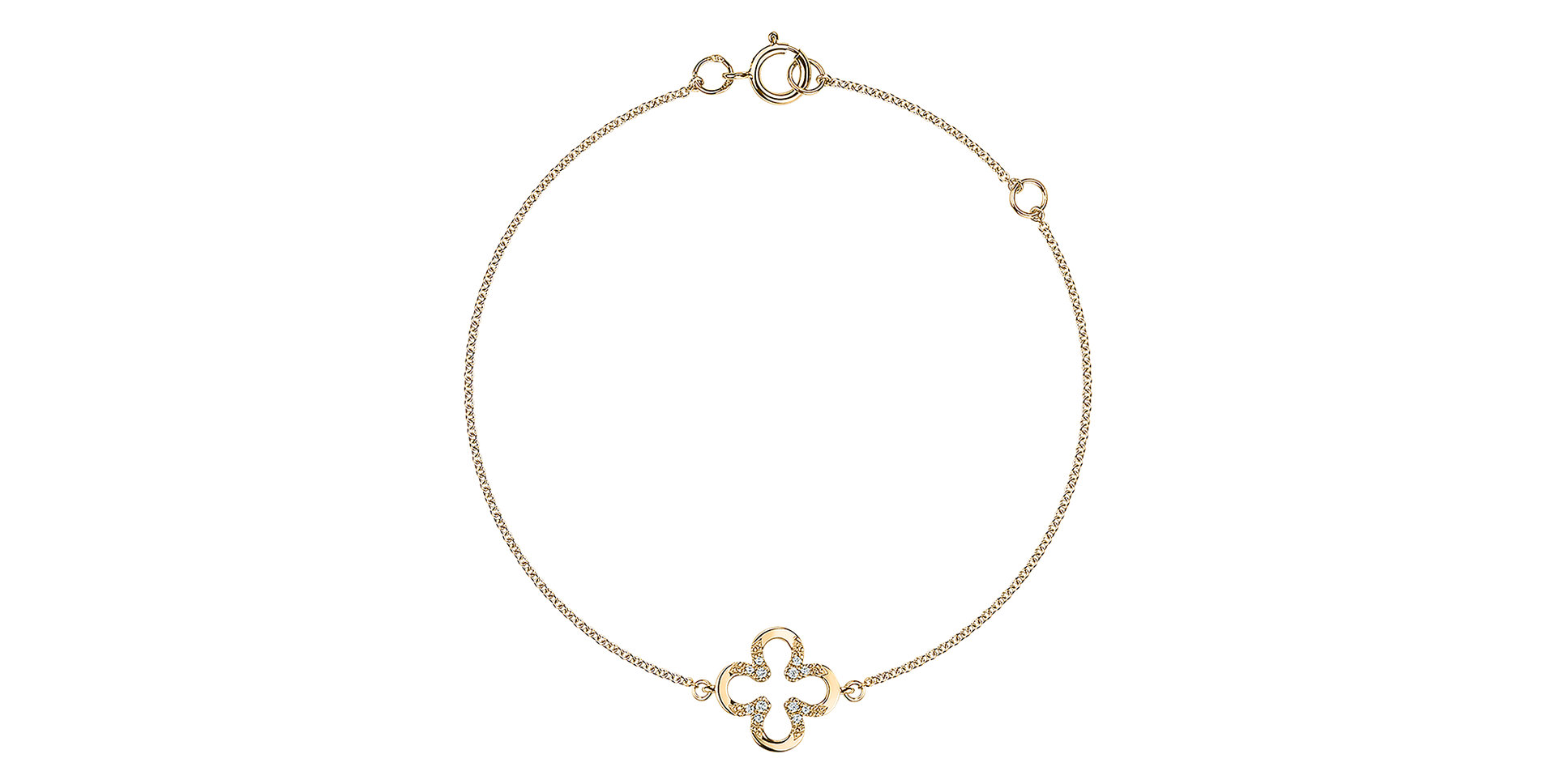 Diamond bracelet Shiny Petals