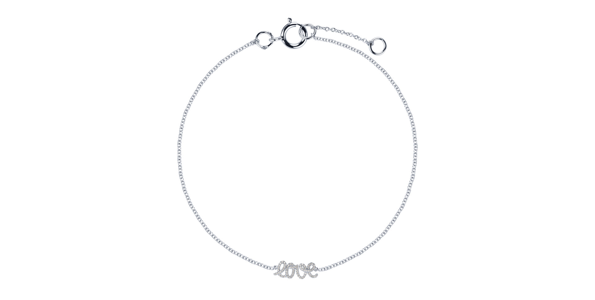 Diamond bracelet Glittering Love