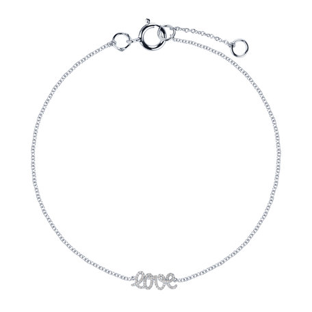 Diamond bracelet Glittering Love