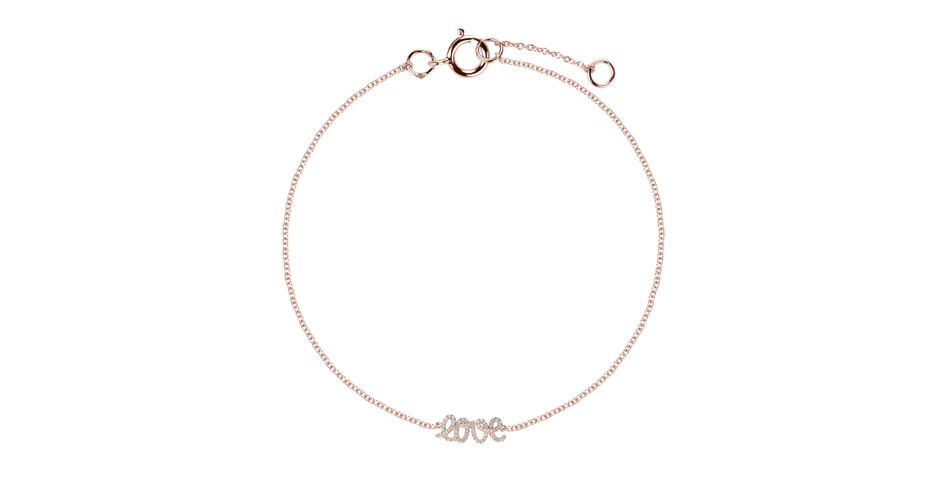 Diamond bracelet Glittering Love
