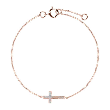 Diamond bracelet Cross