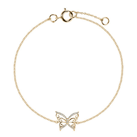 Diamond bracelet Dazzling Butterfly