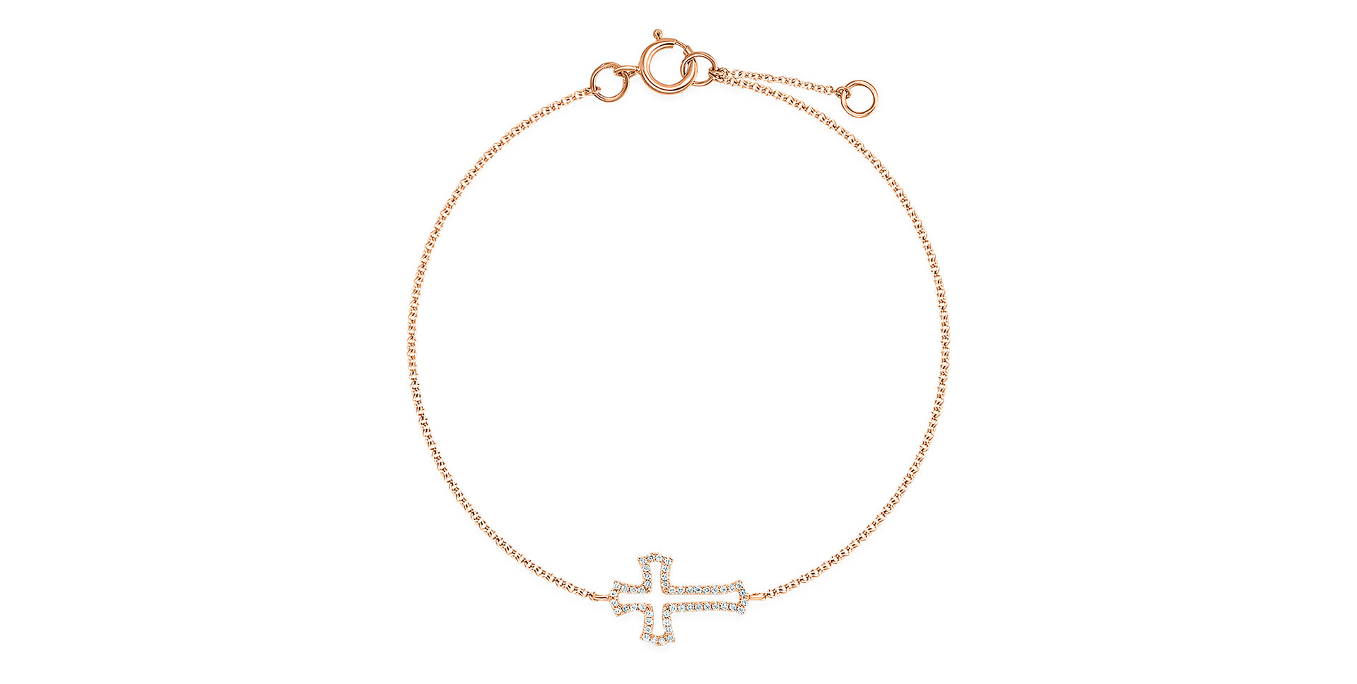 Diamond bracelet Cross