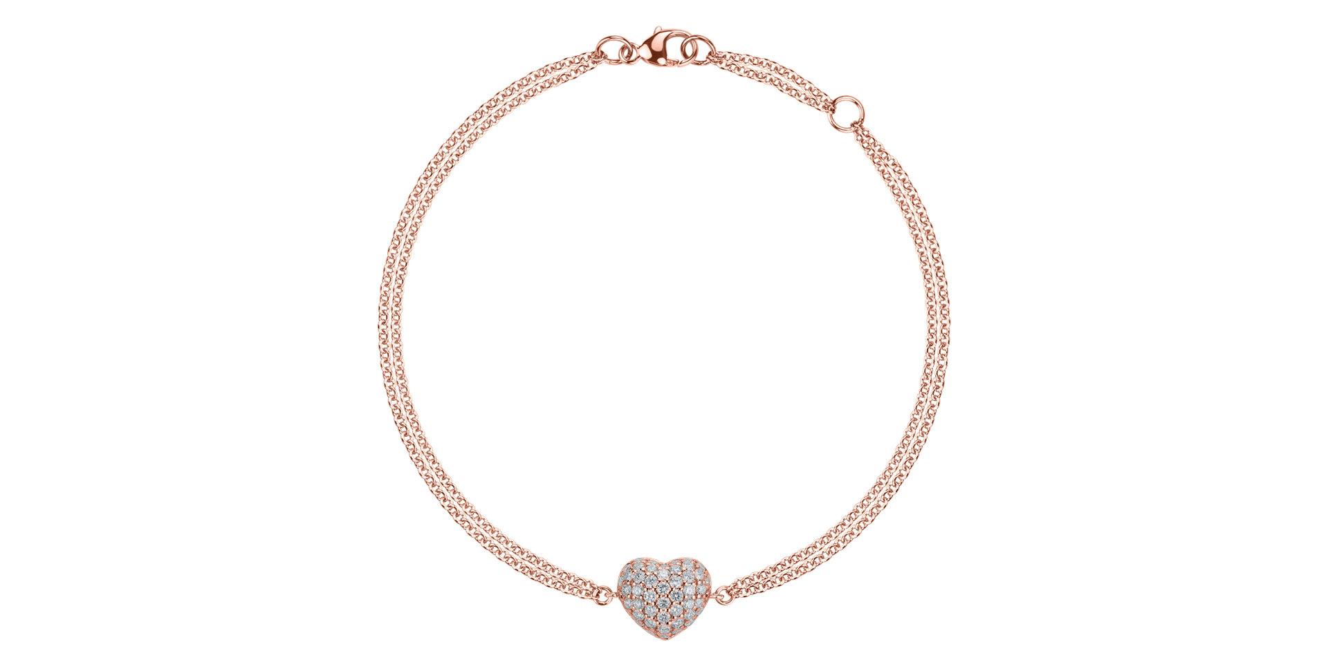 Bracelet with diamonds Love Princess