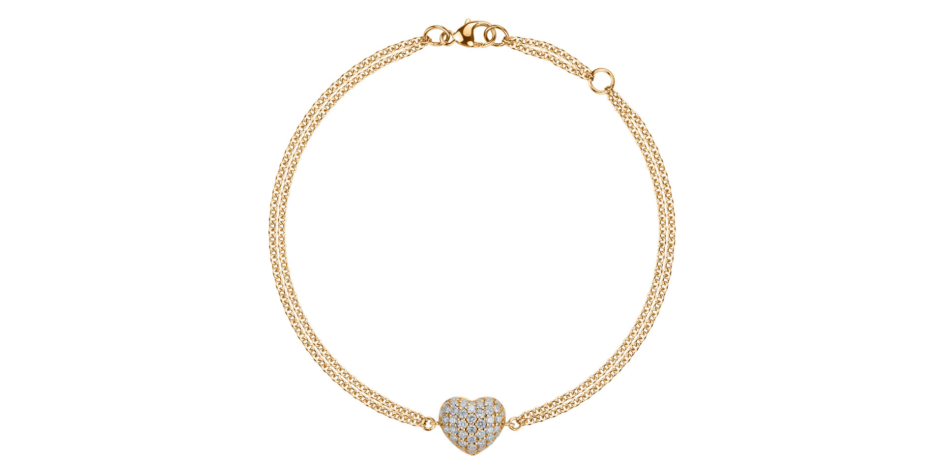 Bracelet with diamonds Love Princess