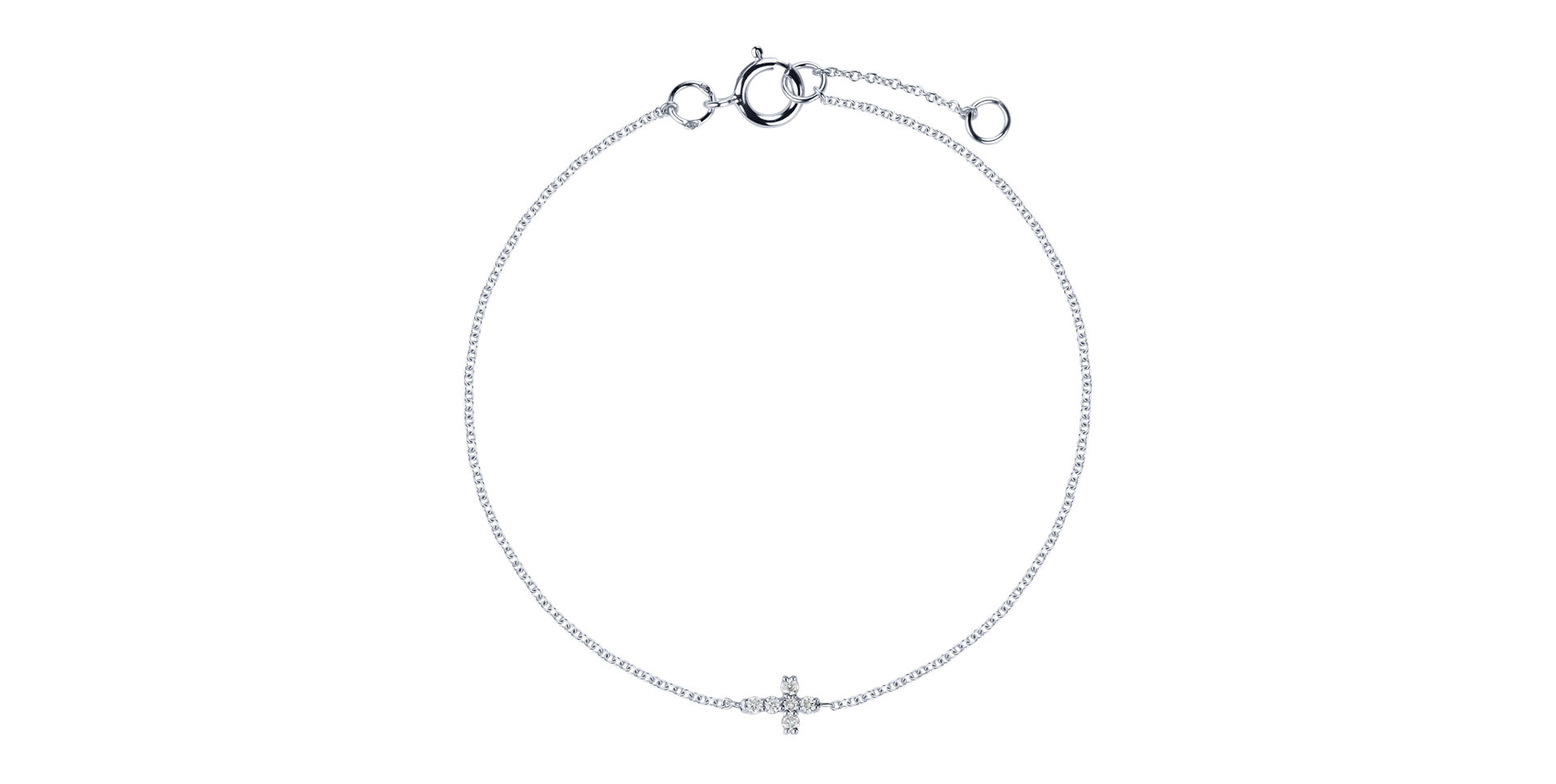 Diamond bracelet Shiny Cross
