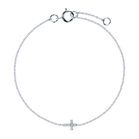 Diamond bracelet Shiny Cross