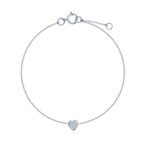 Diamond bracelet Shiny Heart