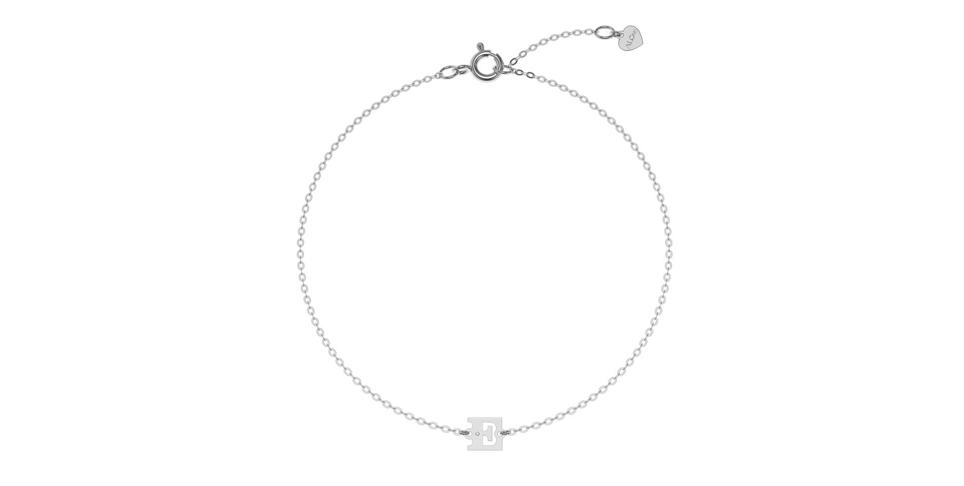 Diamond bracelet Classic Big E