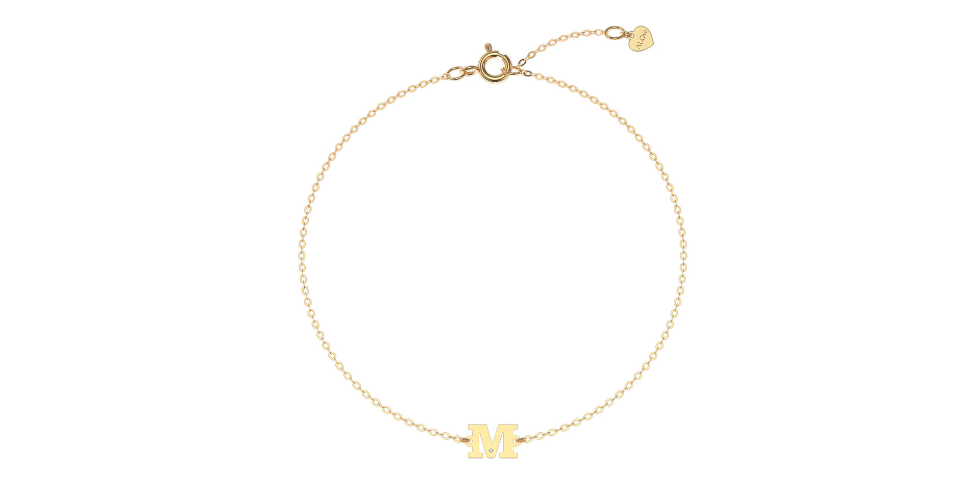 Diamond bracelet Classic Big M