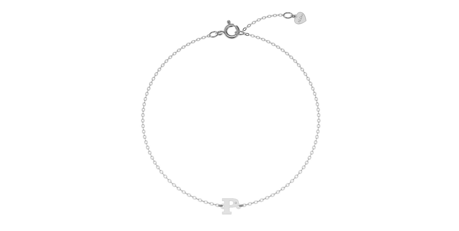 Diamond bracelet Classic Big P