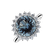 Diamond ring with Aquamarine Sun Impression4