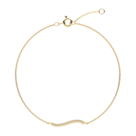 Diamond bracelet Wave