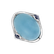 Ring with Aquamarine and Sapphire Akvamarine Beauty5