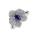 Diamond ring with Sapphire Gentle Blossom3