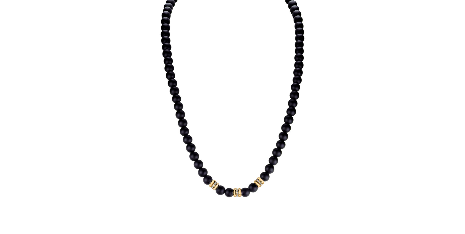 Diamond necklace with Agate Isolda