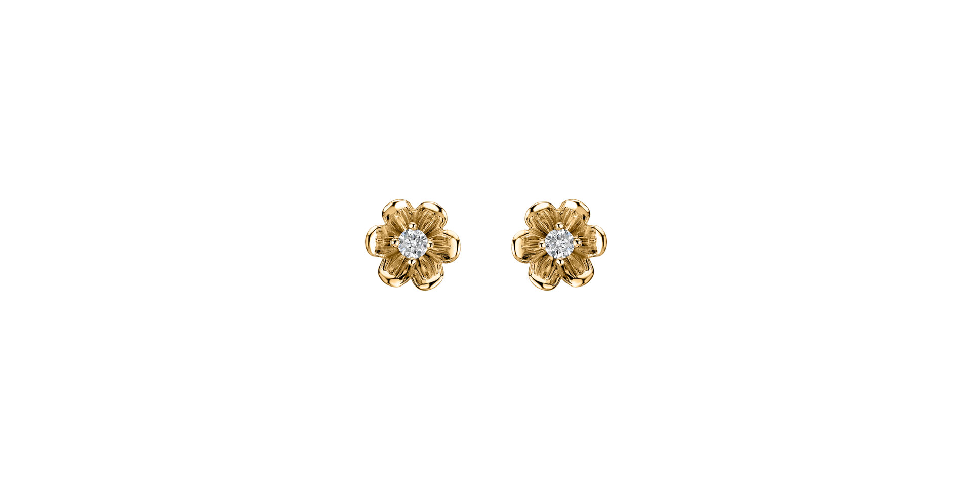 Diamond earrings Shiny Blossom