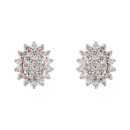 Diamond earrings Midnight Star