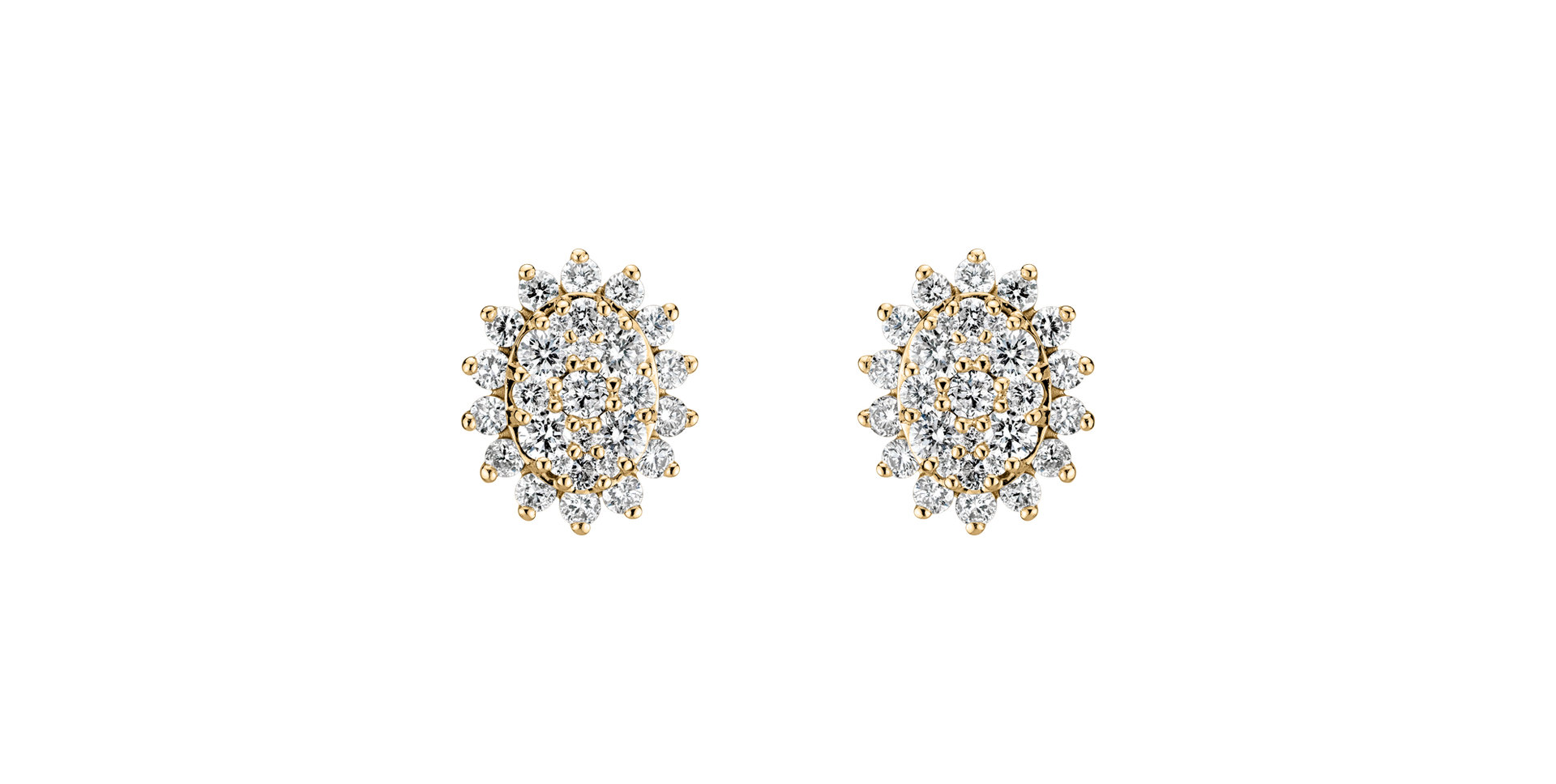 Diamond earrings Midnight Star