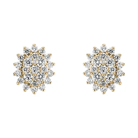Diamond earrings Midnight Star